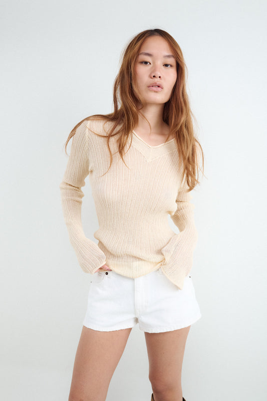V-neck sweater