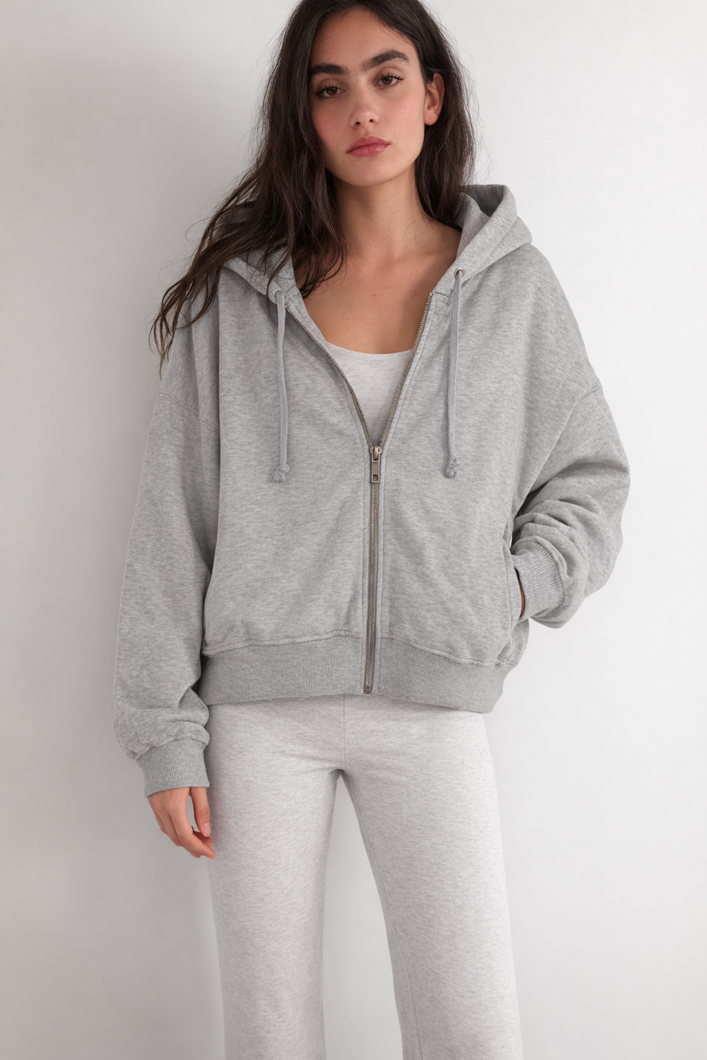 BAL OVERSIZE SWEATSHIRT - Gray Melange