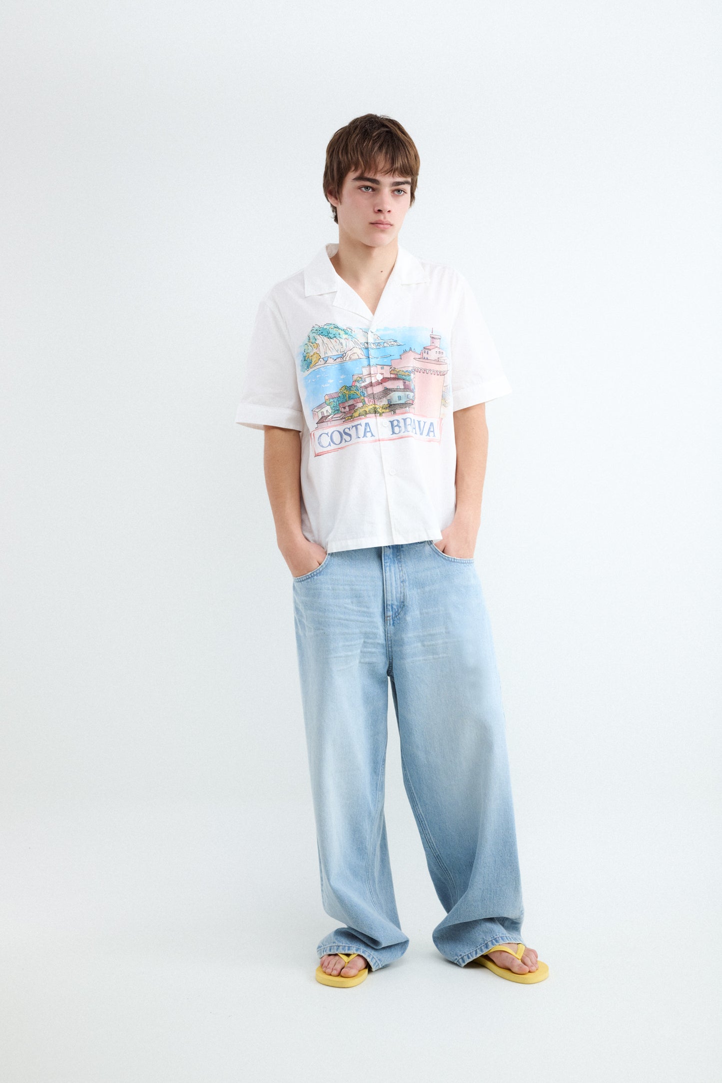Short sleeve print shirt