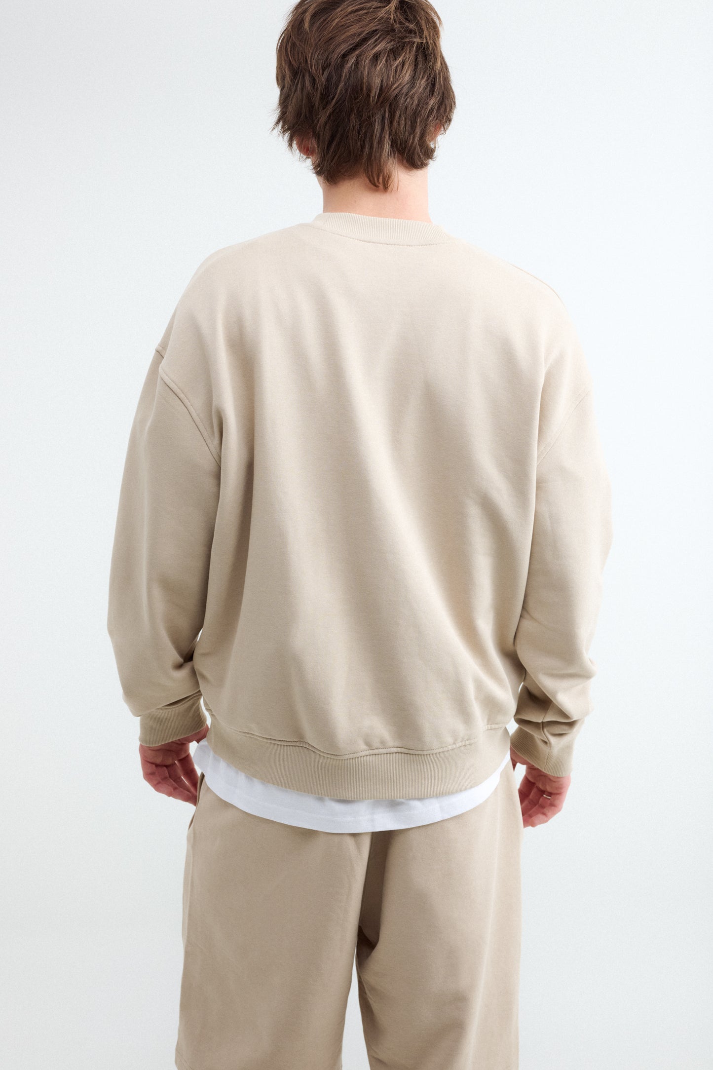 Sudadera cuello redondo