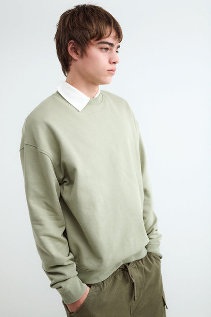 Sudadera cuello redondo