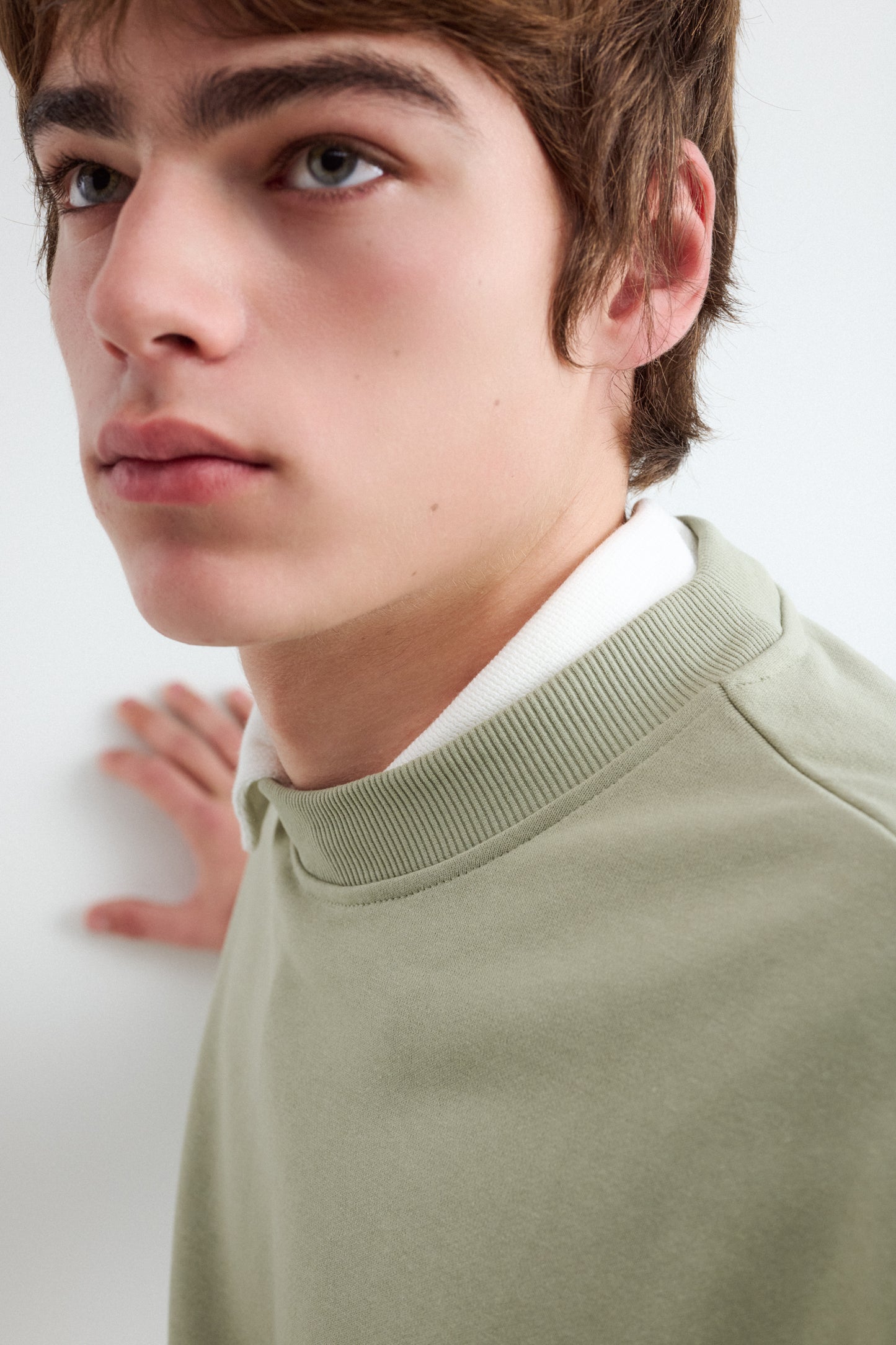 Sudadera cuello redondo