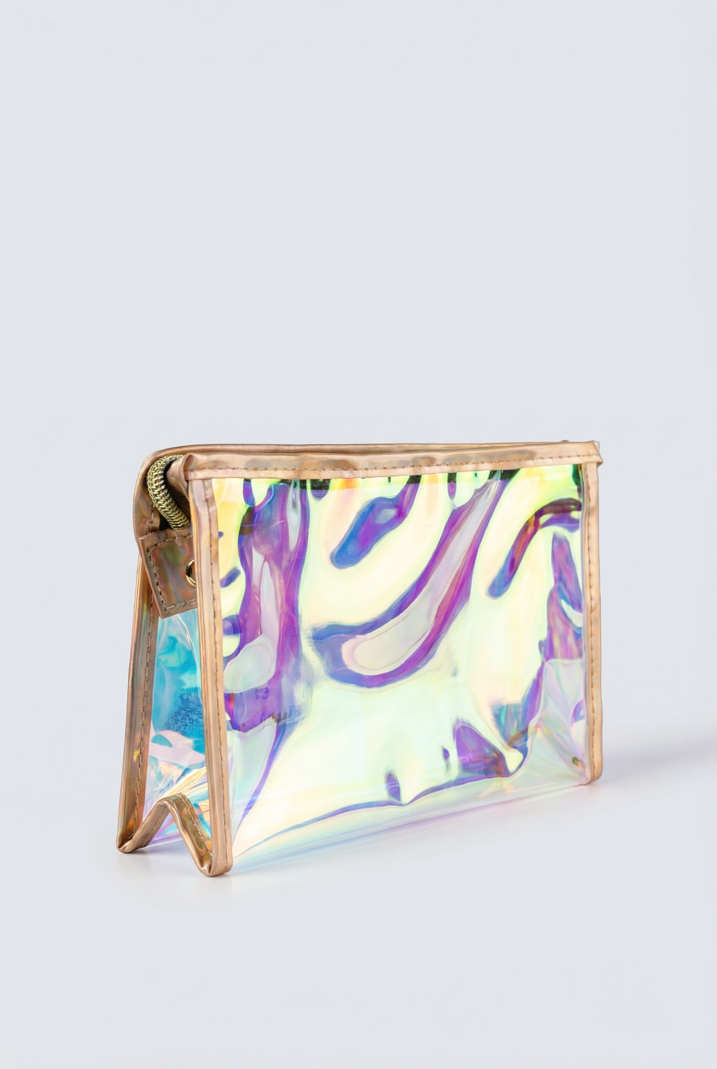 Neceser transparente tornasolado