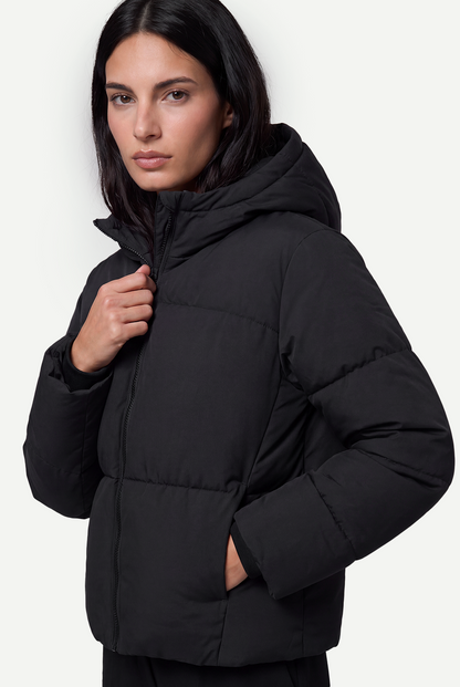Hooded puffer jacket