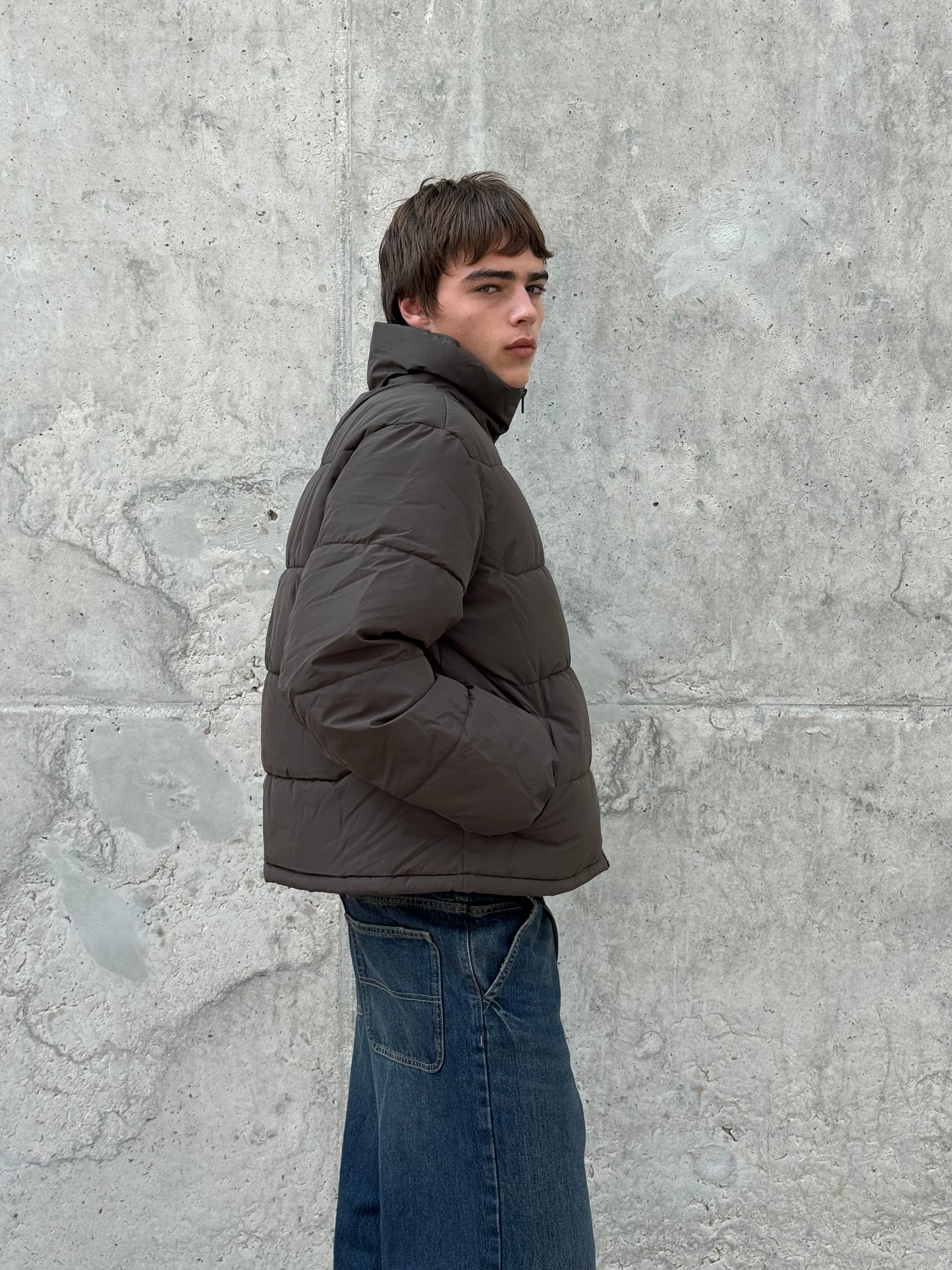 Quilted Jacket - Turkish Coffee
