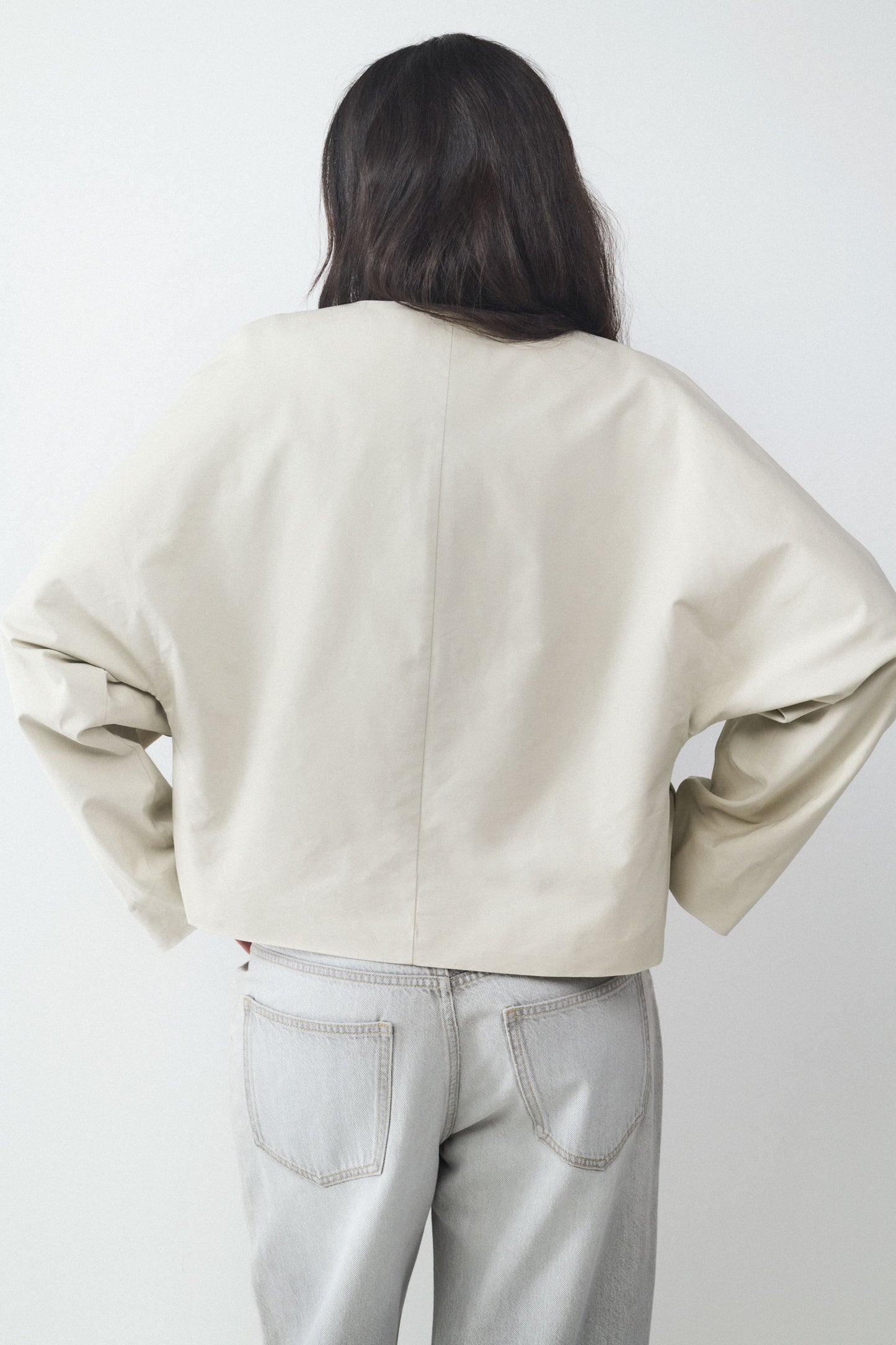 CHAQUETA CRUZADA ALGODÓN