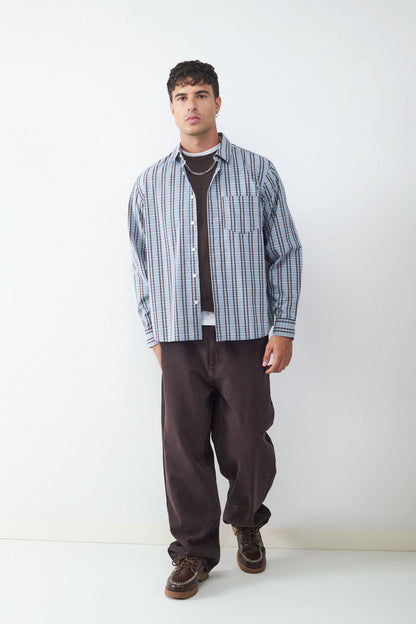 Camisa Manga Larga Bolsillo