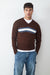 Jersey Cuello Pico Rayas
