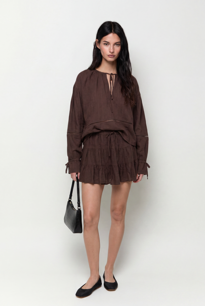 Front Tie Blouse