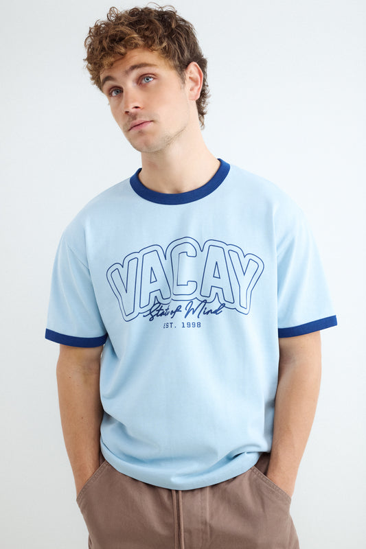 Contrast Text T-shirt