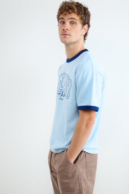 Contrast Text T-shirt