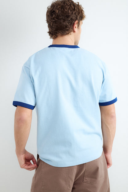 Contrast Text T-shirt