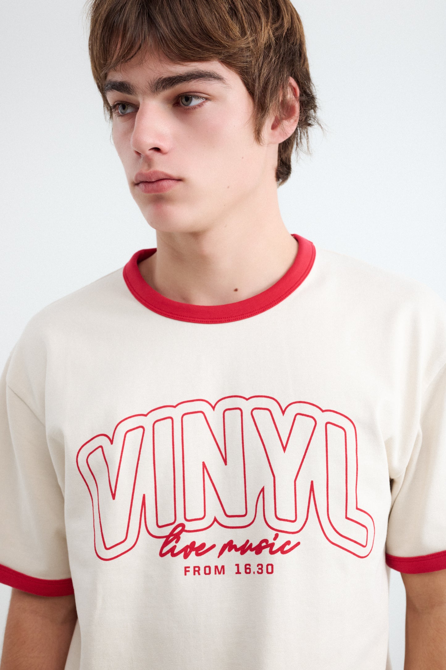 Contrast Text T-shirt