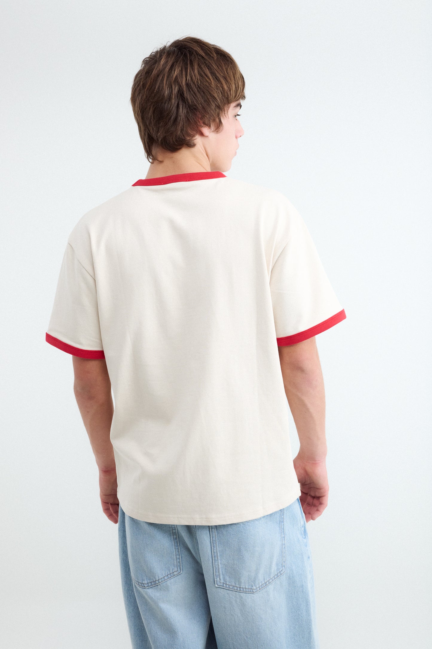 Contrast Text T-shirt