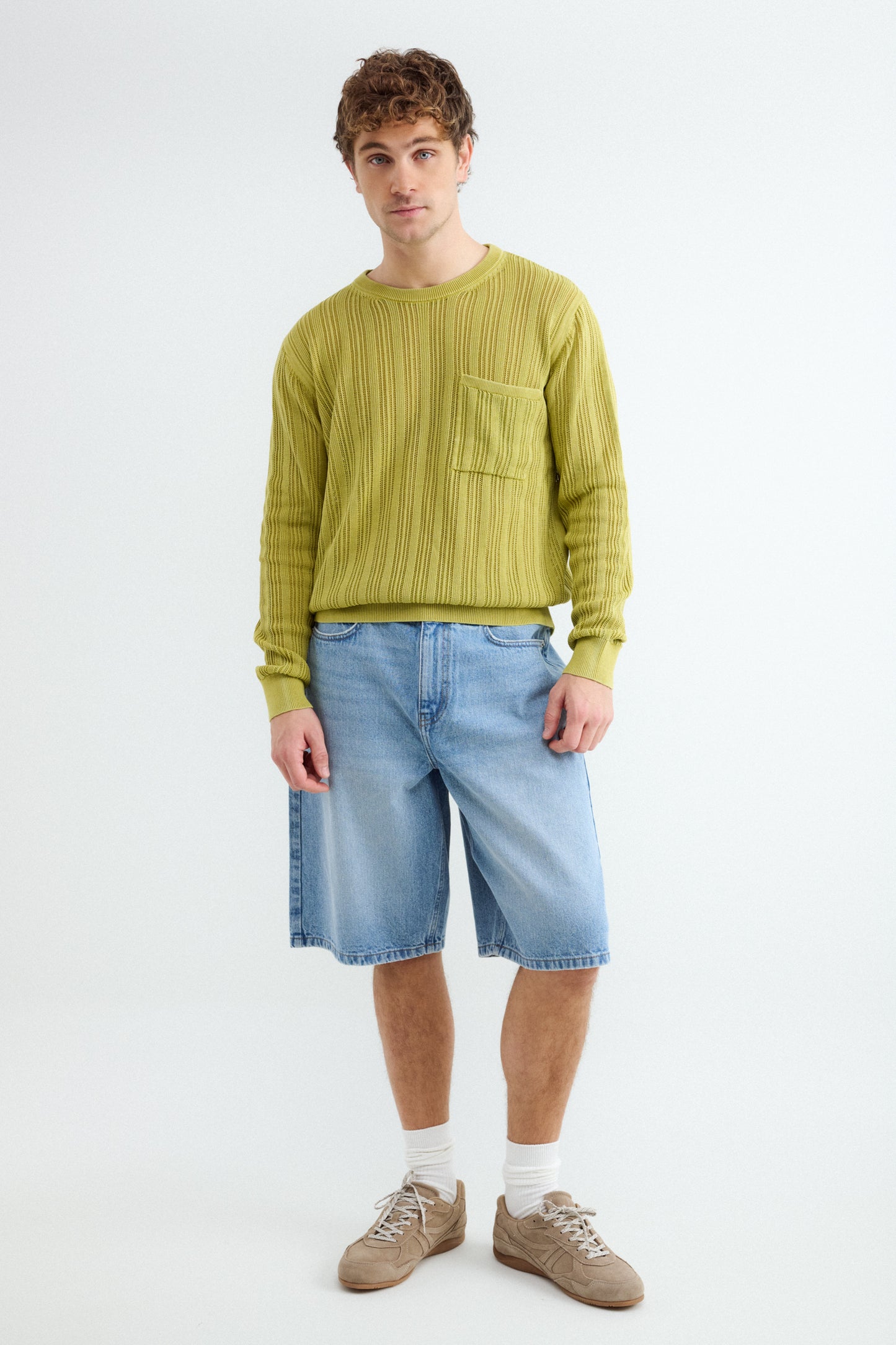 Jersey Cuello Redondo Pocket