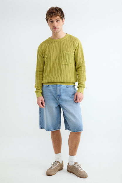 Jersey Cuello Redondo Pocket