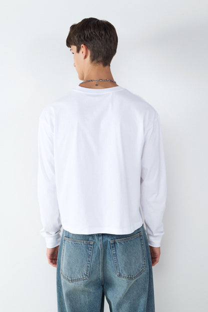 Camiseta Manga Larga Boxy
