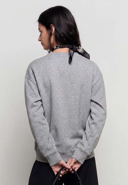 Sudadera básica cuello redondo