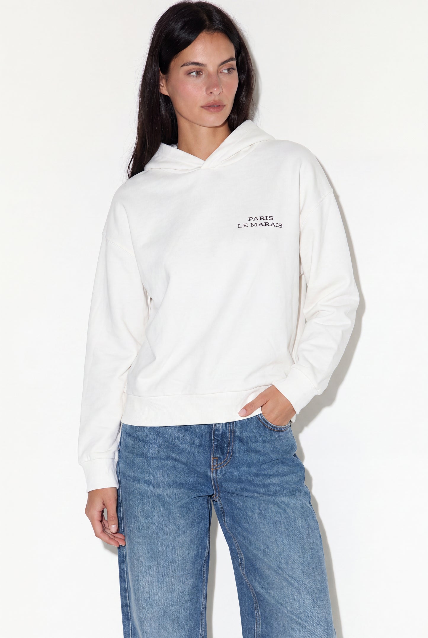 SUDADERA BOXY PRINT