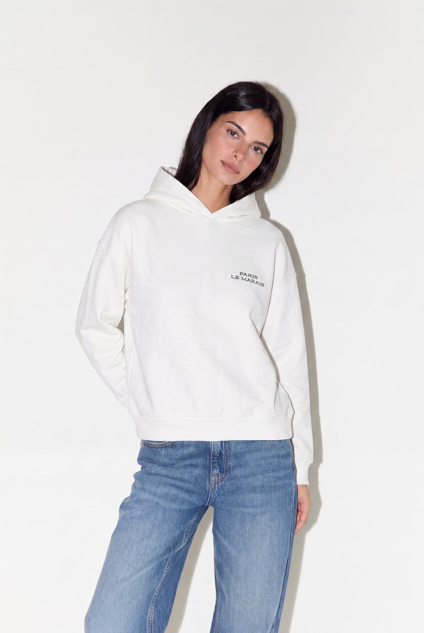 SUDADERA BOXY PRINT