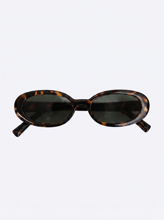 Tortoiseshell aviator sunglasses