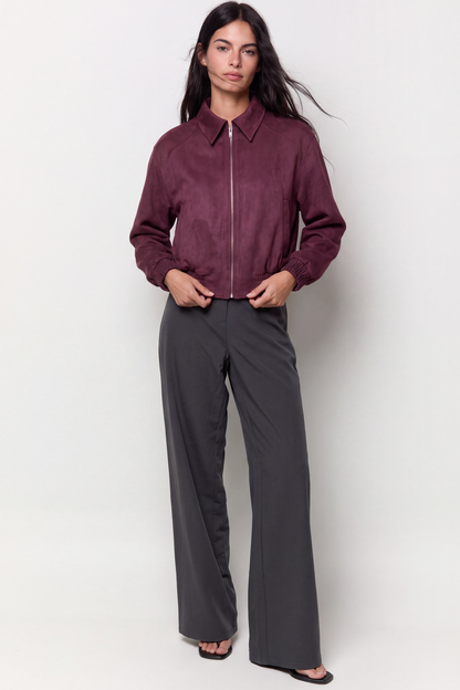 Chaqueta bomber efecto ante