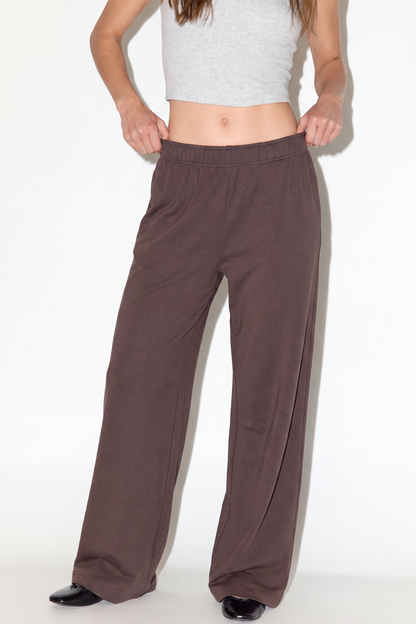 Pantalón wide leg con modal