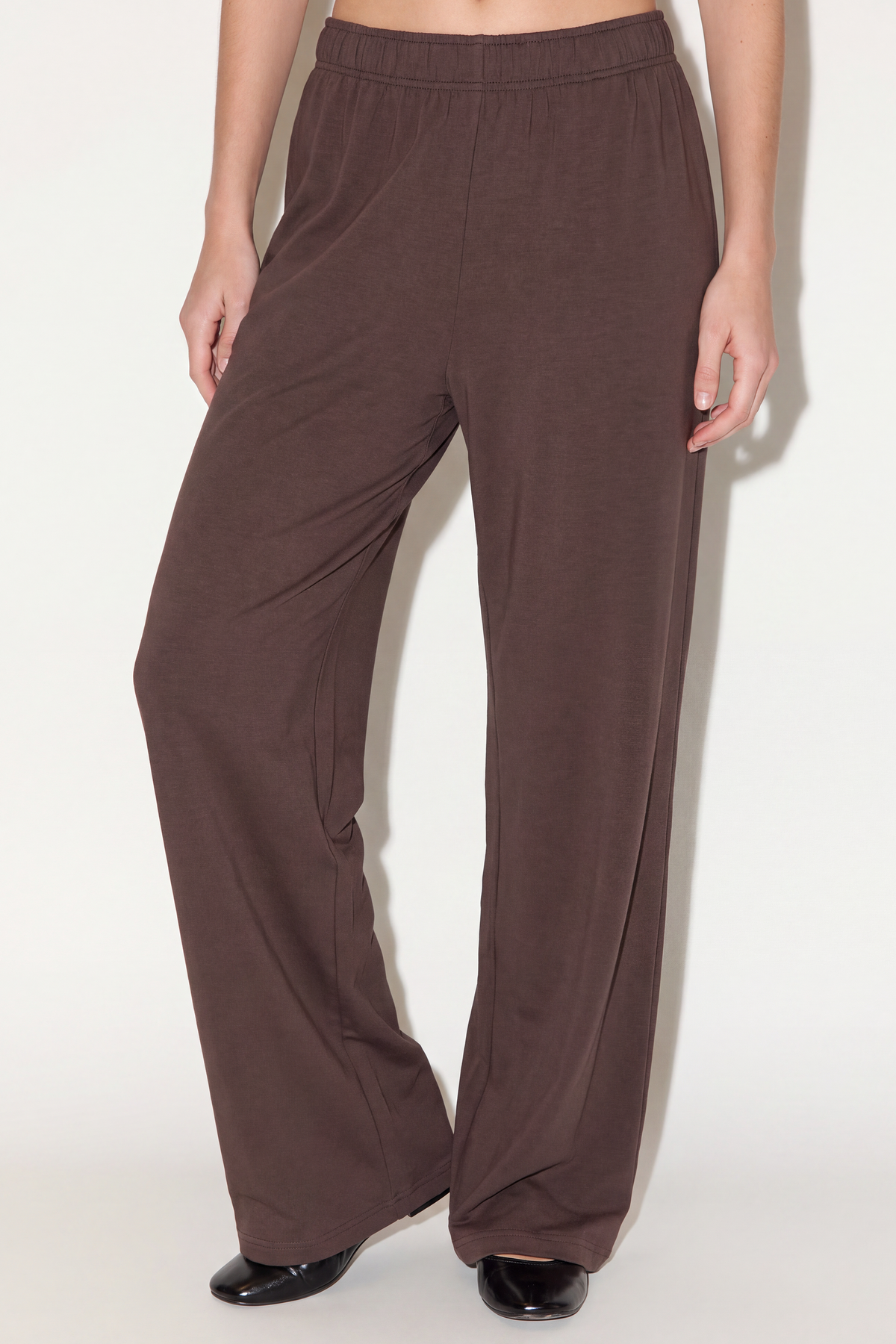 Pantalón wide leg con modal