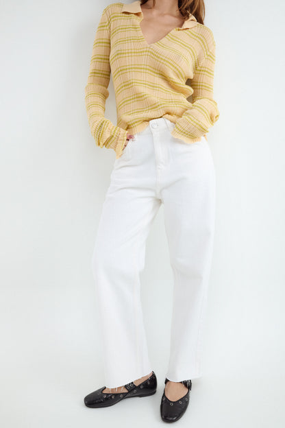 Jeans Straight Cropped