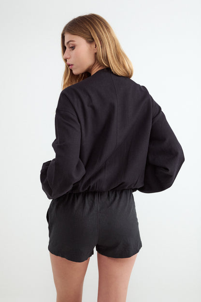 Flowy bomber jacket