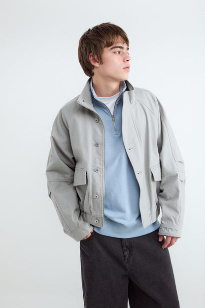 High Neck Bomber Jacket