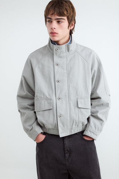 High Neck Bomber Jacket