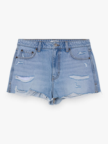 Shorts Denim Tiro alto