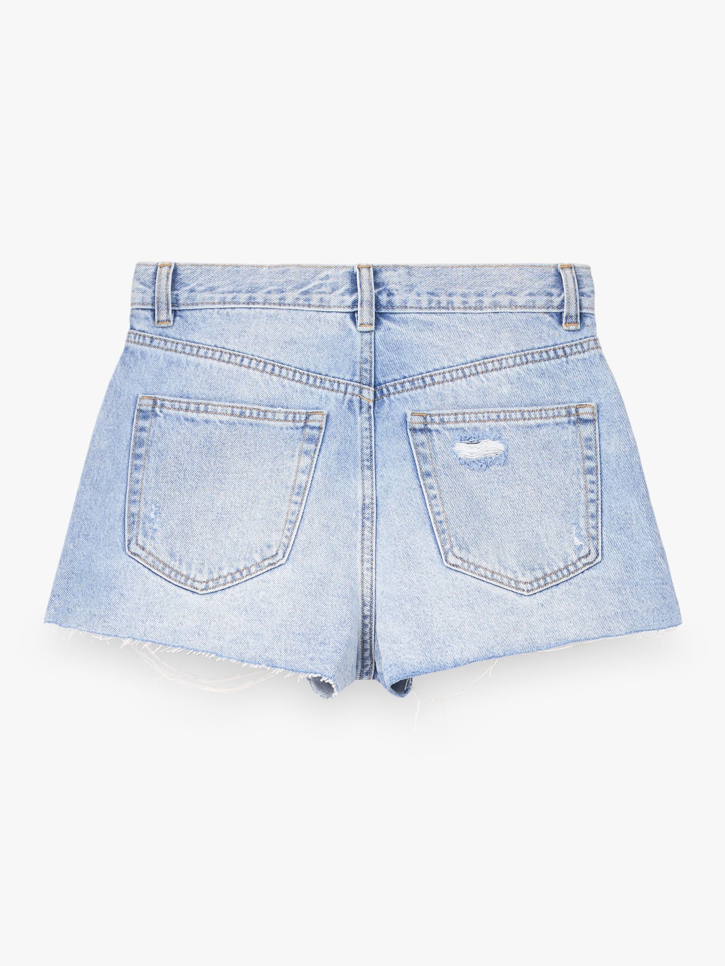 Shorts Denim Tiro alto