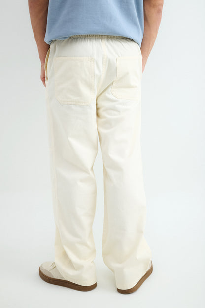 Pantalón Straight Cintura Elástica