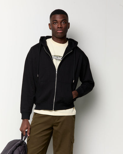Hooded Sweatshirt with Zipper