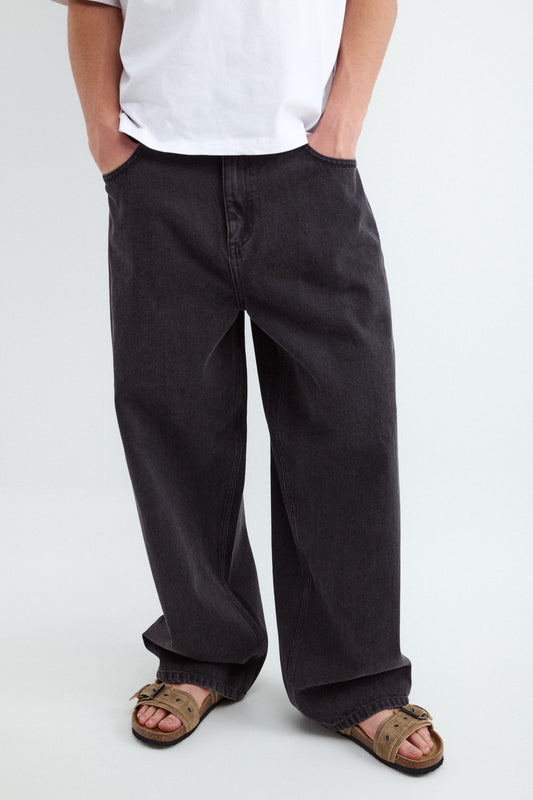 BAL DENIM RELAXED LOOSE FIT FRAN - Medium Gray Denim