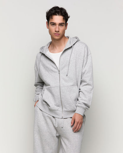 Hooded Sweatshirt with Zipper