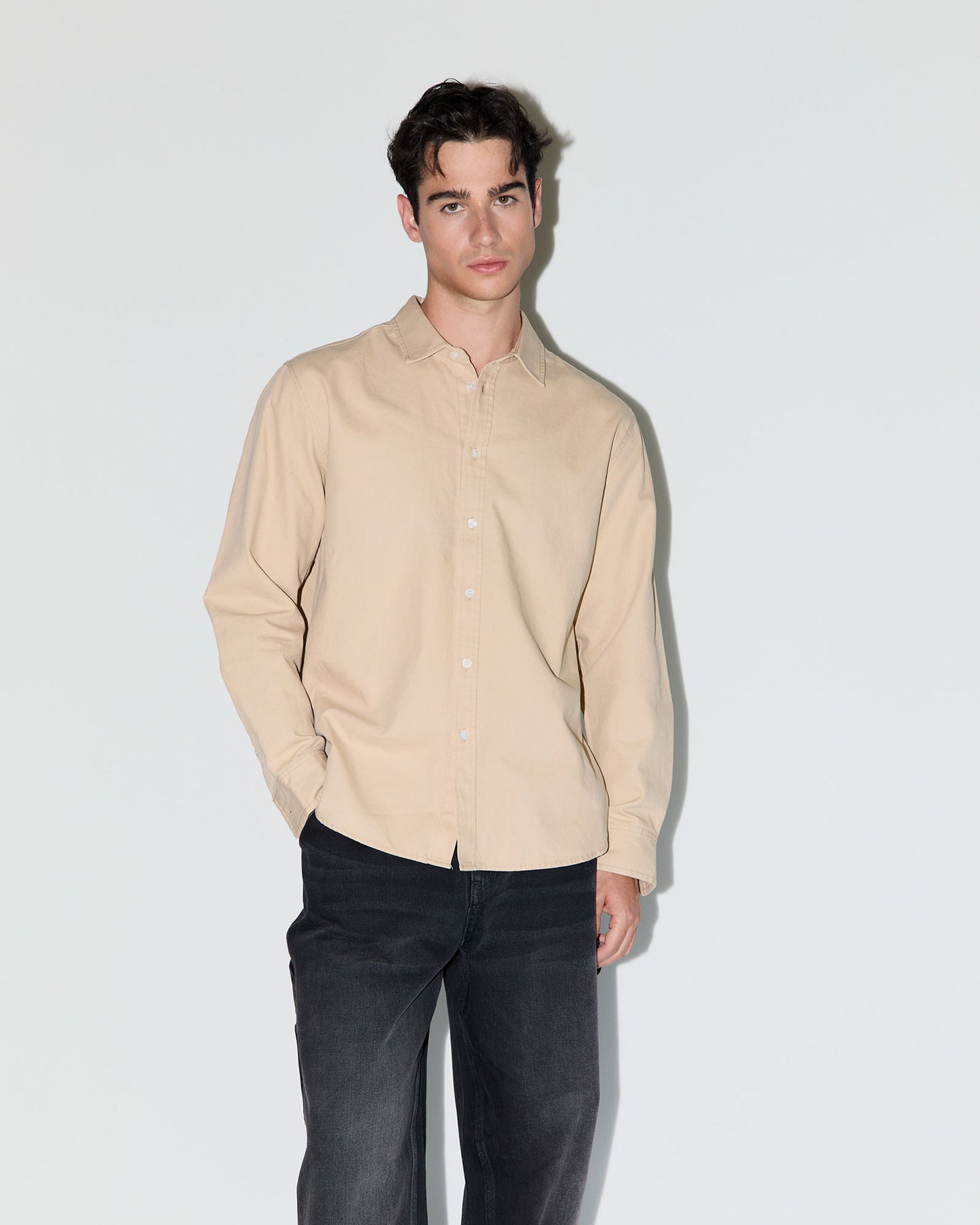 Long-Sleeved Shirt - Safari