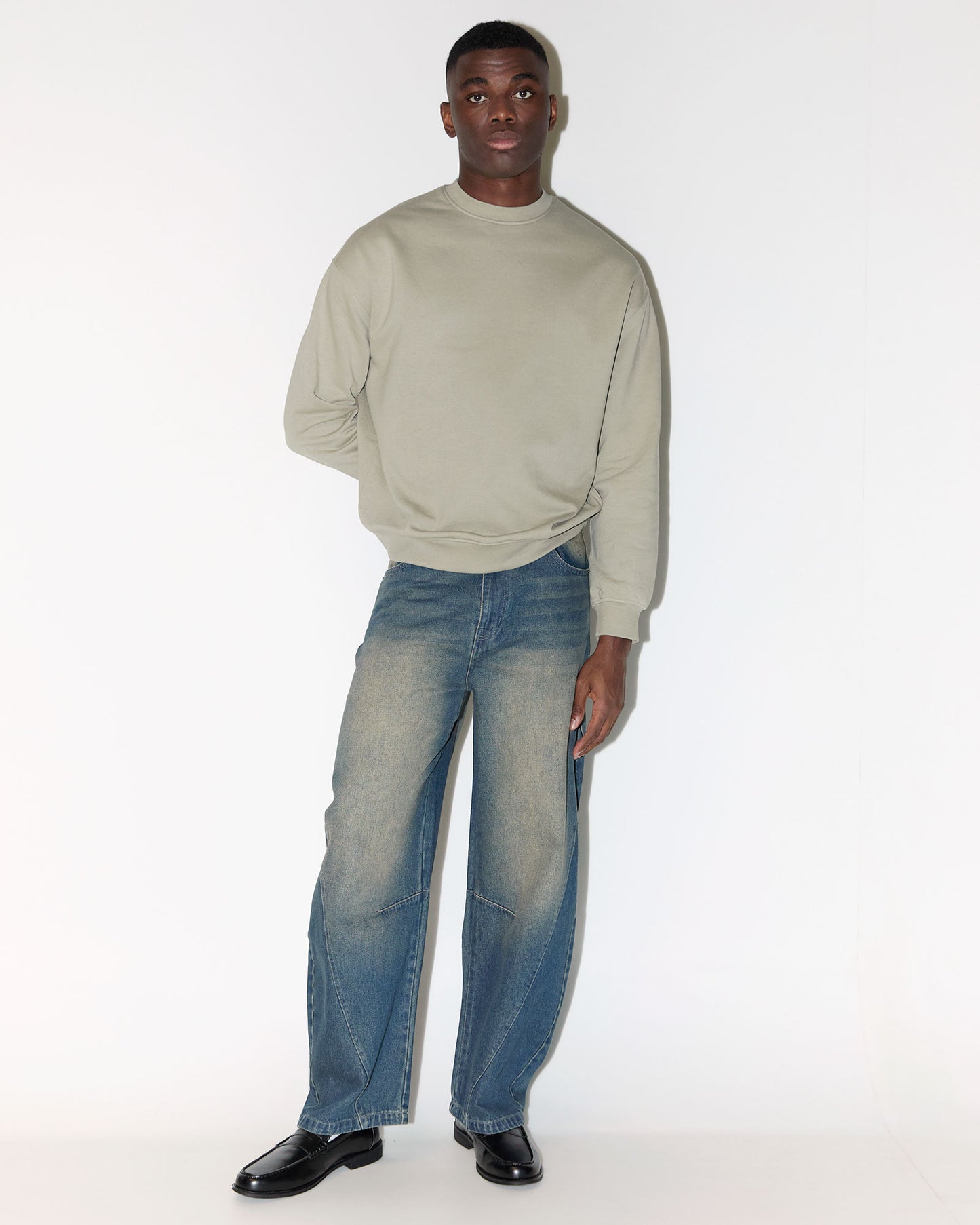 Jeans Barrel Efecto Lavado