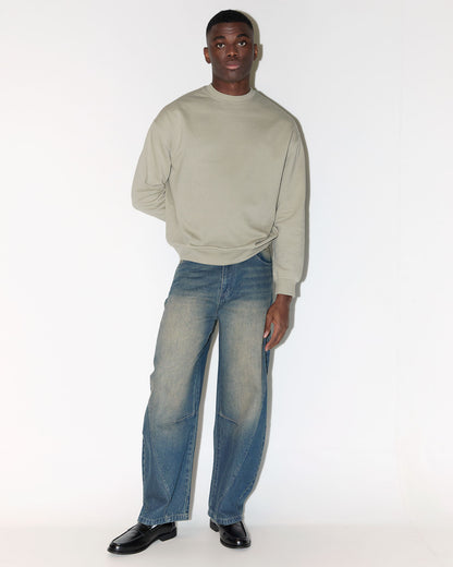 Jeans Barrel Efecto Lavado