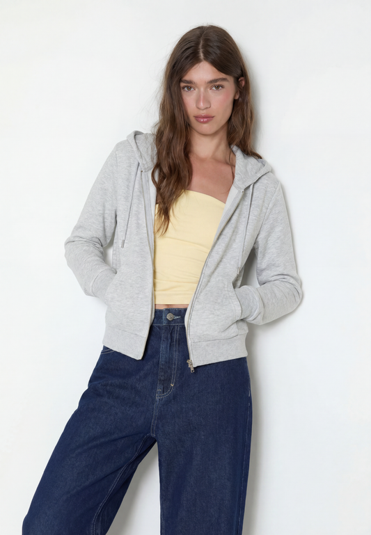 Zip-up sweatshirt