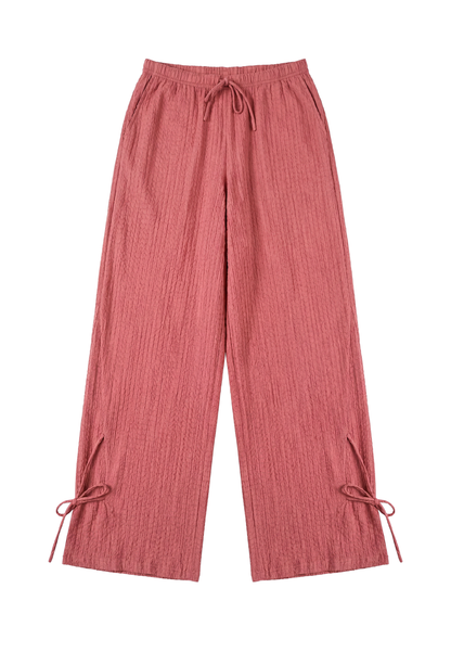 Pantalón relaxed textura