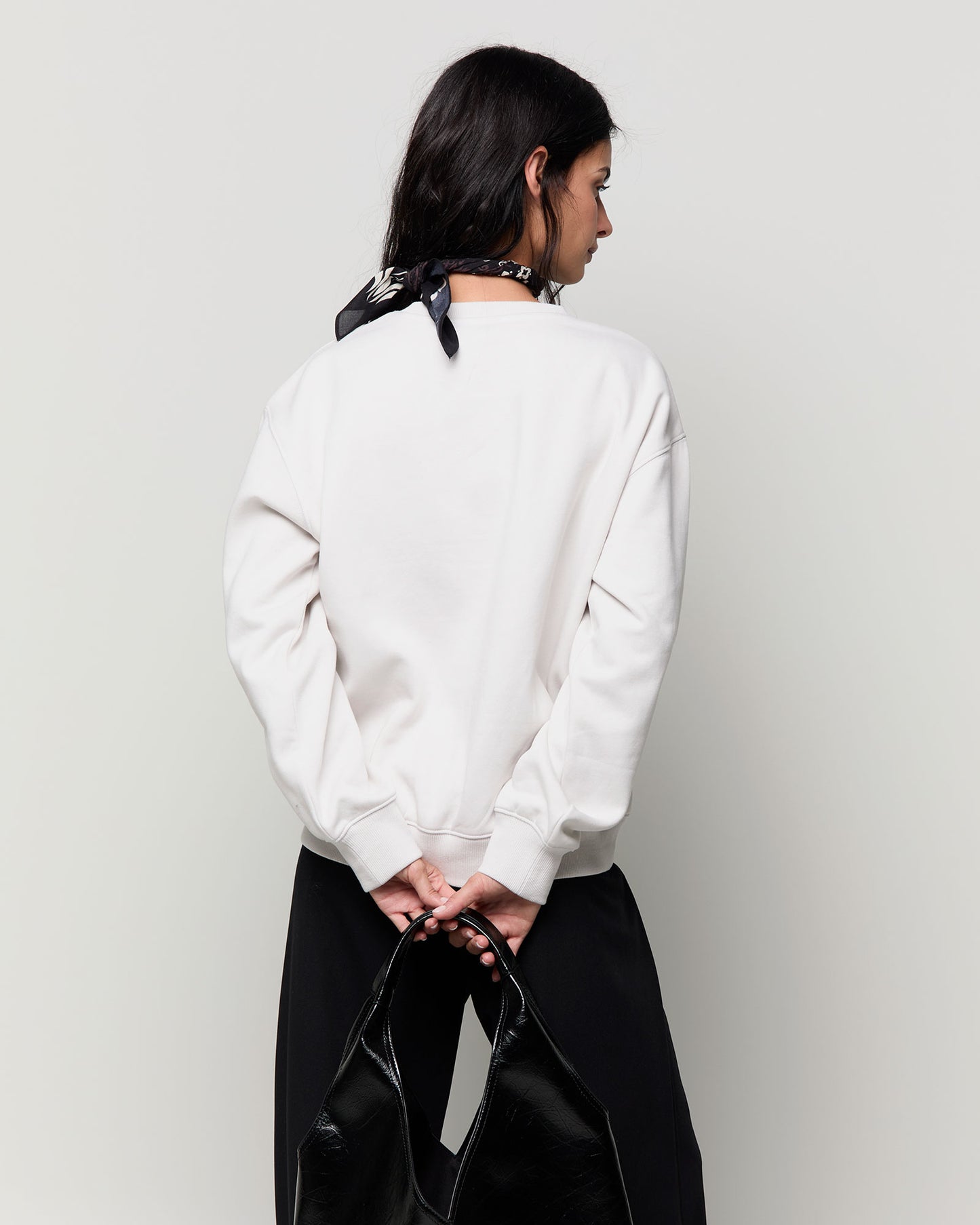 Sudadera básica cuello redondo