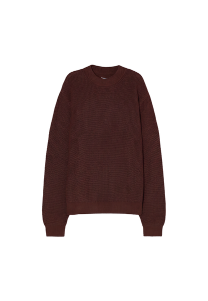 Crew Neck Jumper - Fudge
