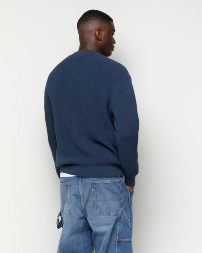 Crew Neck Jumper - Midnight Navy