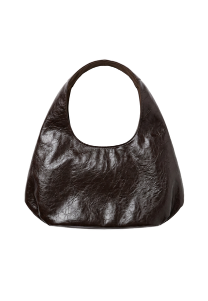 Bolso hobo efecto piel con tachas