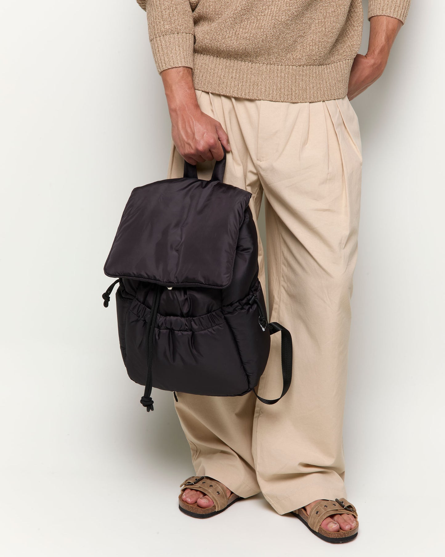 Mochila Puffer Bolsillos