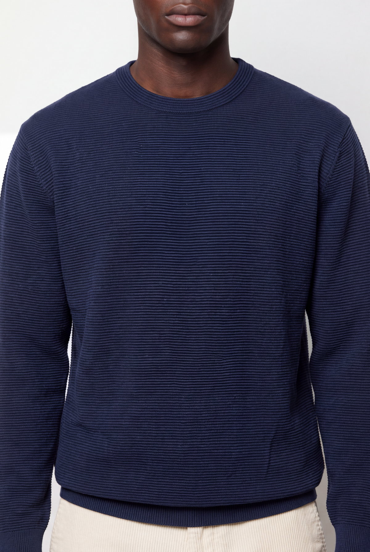 Jersey punto fino rayas