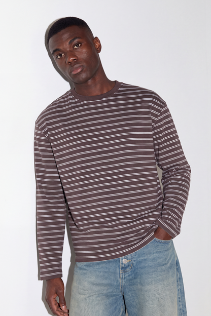 Simple Stripes T-Shirt - Beige
